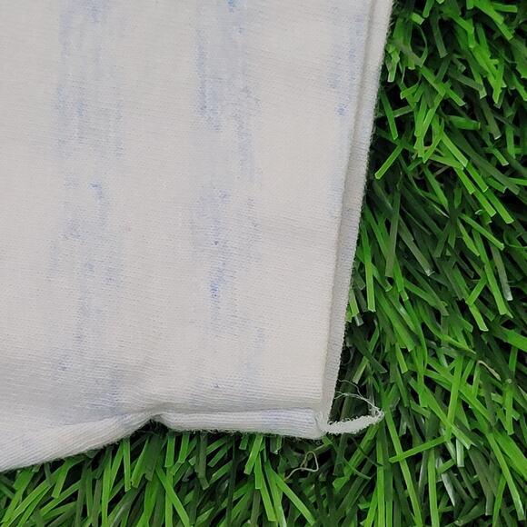 Vintage 90s Myrtle Beach Stripes Shirt Women L/XL 21x27 Blue - Picture 13 of 14